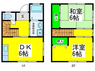 藤原ハイツの物件間取画像